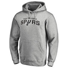 Heather Gray San Antonio Spurs Alternate Logo Pullover Hoodie | NBA