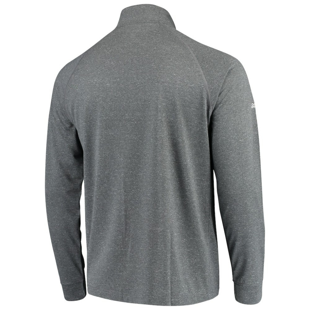 Detroit Tigers Stitches Team Raglan Quarter-Zip Pullover Jacket - MLB Jackets
