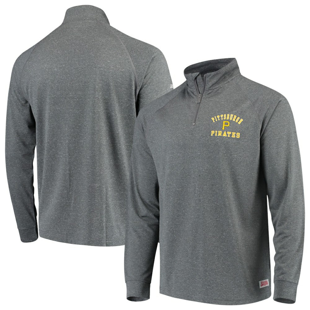 Pittsburgh Pirates Stitches Team Raglan Quarter-Zip Pullover Jacket - MLB Jackets