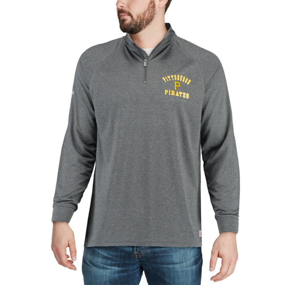 Pittsburgh Pirates Stitches Team Raglan Quarter-Zip Pullover Jacket - MLB Jackets
