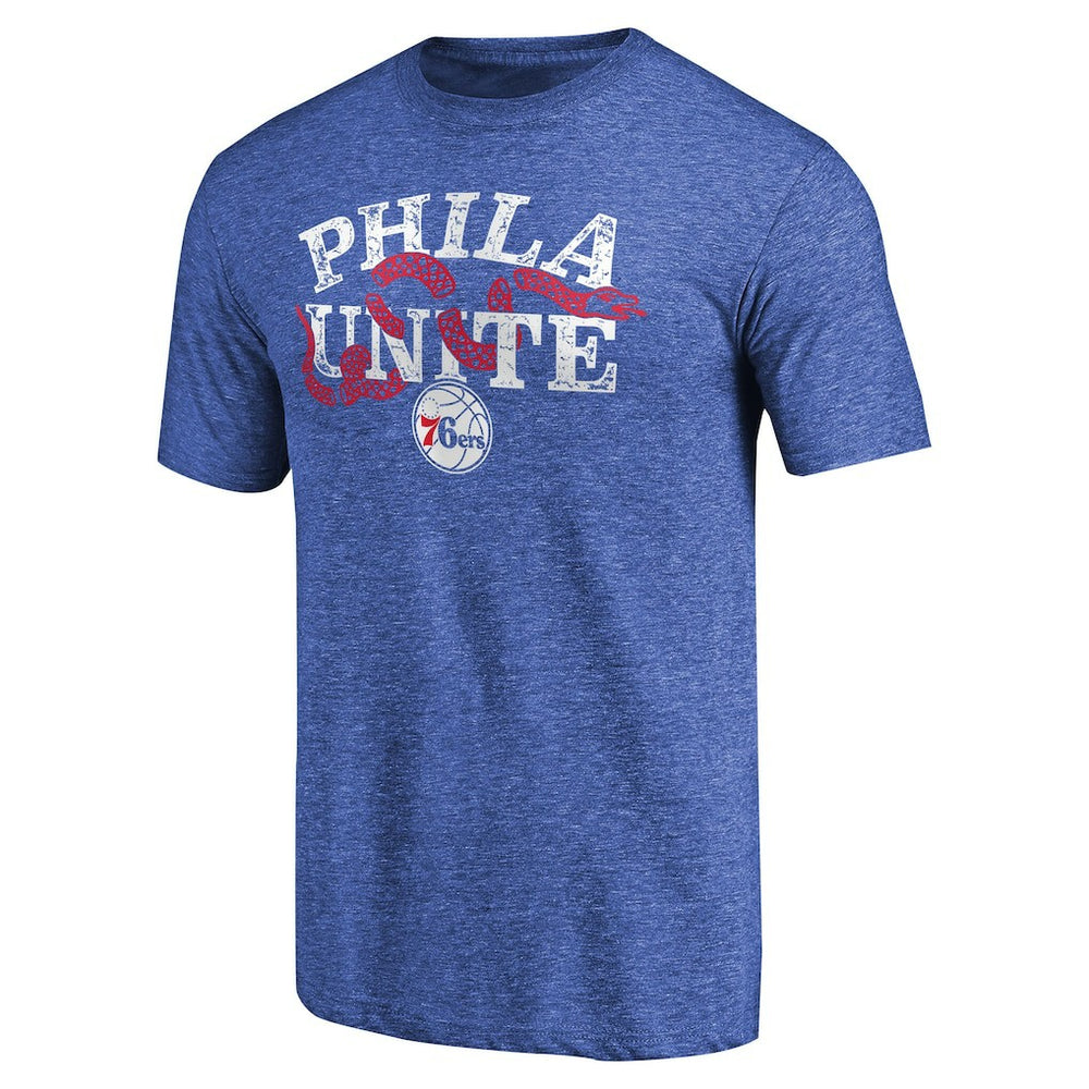 Royal Philadelphia 76ers Hometown Collection Join Or Die Tri-Blend T-Shirt | NBA