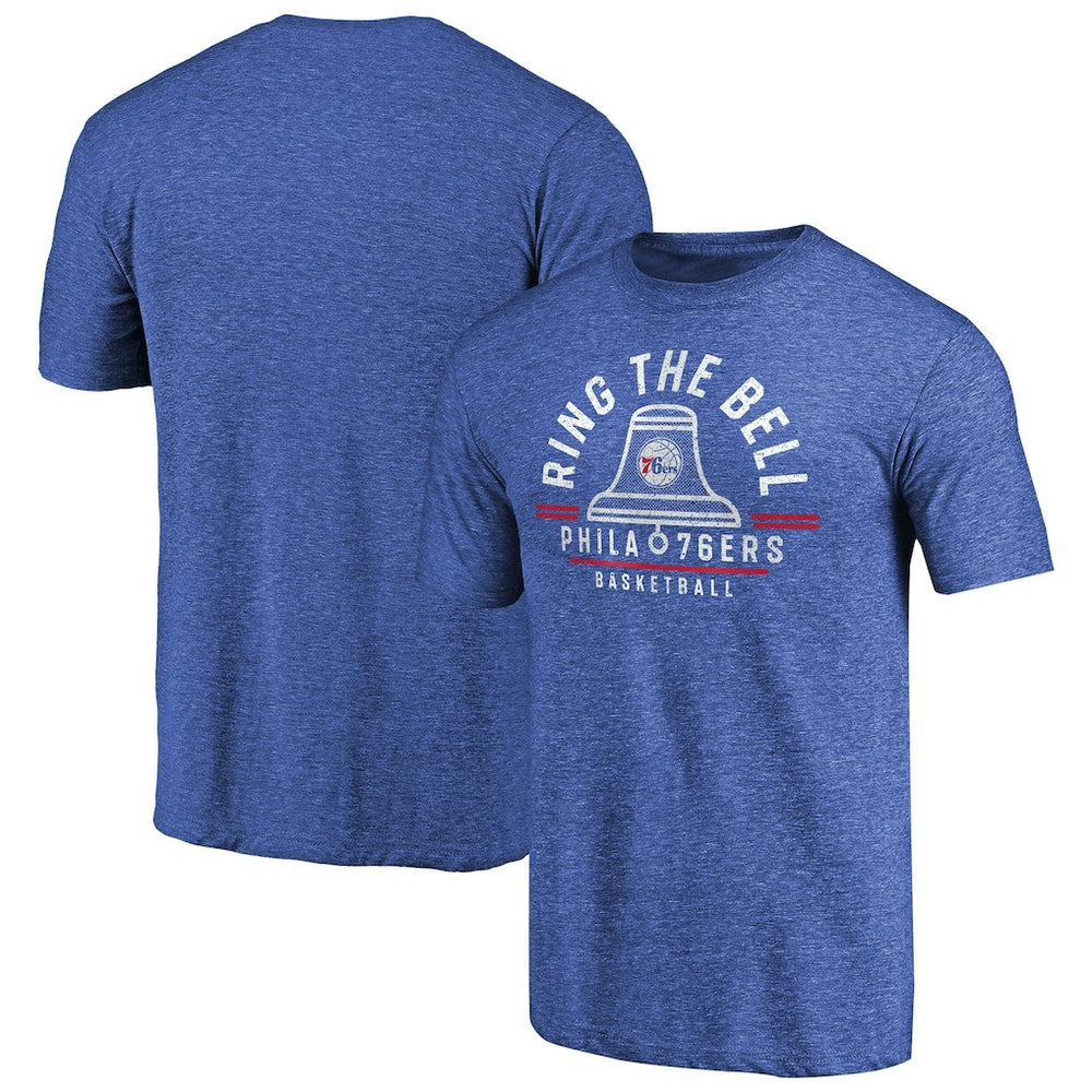 Royal Philadelphia 76ers Hometown Collection Ring the Bell Tri-Blend T-Shirt | NBA
