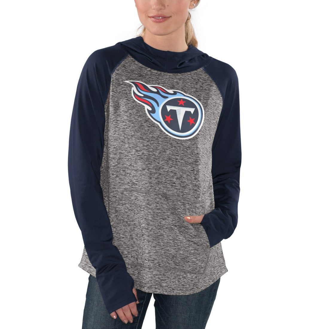 Tennessee Titans G-III 4Her by Carl Banks Women's ship Ring Pullover Hoodie | NFL New