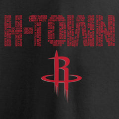 Black Houston Rockets Hometown Collection Repeating Roster T-Shirt | NBA
