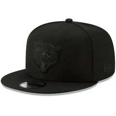 Chicago Bears Black On Black 9FIFTY Adjustable Hat | NFL US