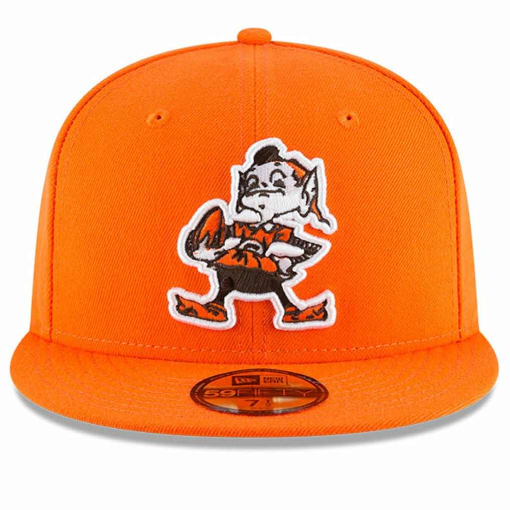Cleveland Browns Omaha Brownie The Elf Throwback 59FIFTY Fitted Hat | NFL US