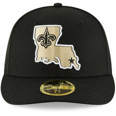 New Orleans Saints Alternate Logo Omaha Low Profile 59FIFTY Fitted Hat | NFL Sale