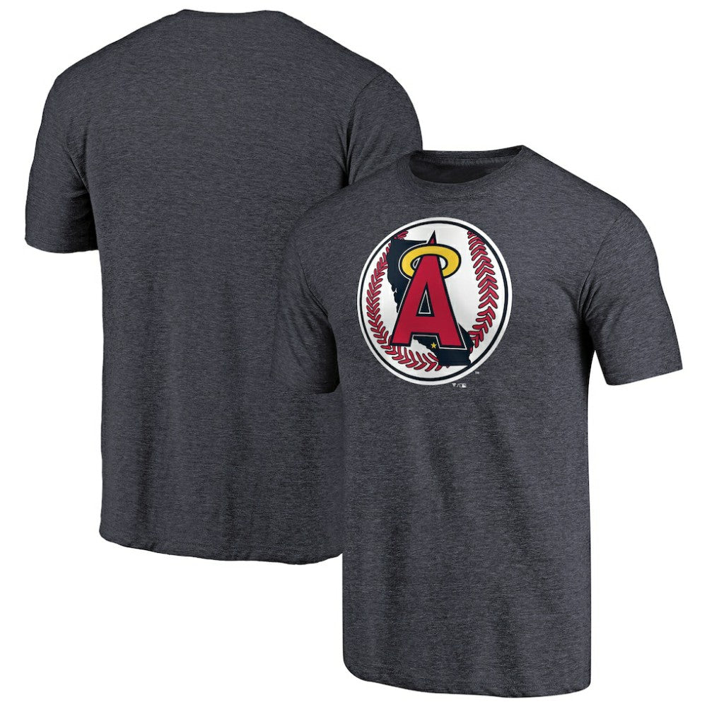 California Angels Cooperstown Collection Forbes Tri-Blend T-Shirt - MLB T-shirts
