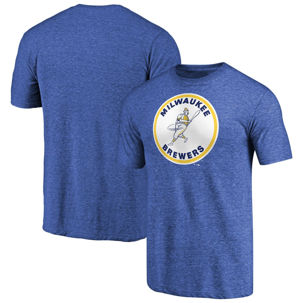 Milwaukee Brewers Cooperstown Collection Forbes Tri-Blend T-Shirt - MLB T-shirts