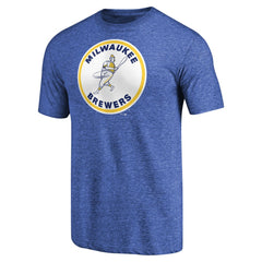 Milwaukee Brewers Cooperstown Collection Forbes Tri-Blend T-Shirt - MLB T-shirts