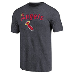 California Angels Vintage Cooperstown Collection Wahconah Tri-Blend T-Shirt - MLB T-shirts