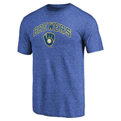 Milwaukee Brewers Vintage Cooperstown Collection Wahconah Tri-Blend T-Shirt - MLB T-shirts
