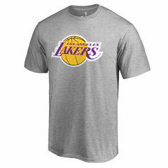 Heather Gray LeBron James Los Angeles Lakers Backer Name & Number T-Shirt | NBA