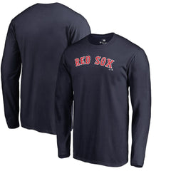 Boston Red Sox Team Wordmark Long Sleeve T-Shirt - MLB T-shirts