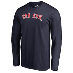 Boston Red Sox Team Wordmark Long Sleeve T-Shirt - MLB T-shirts