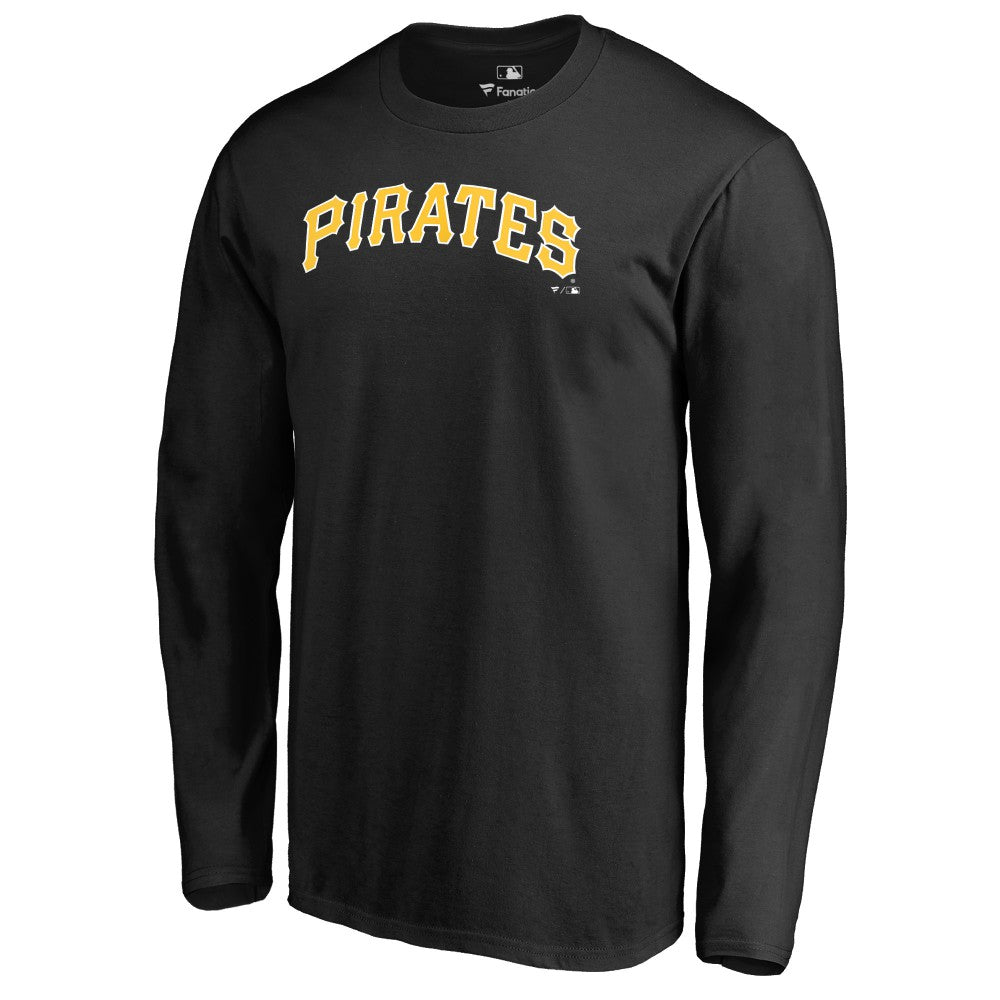 Pittsburgh Pirates Team Wordmark Long Sleeve T-Shirt - MLB T-shirts