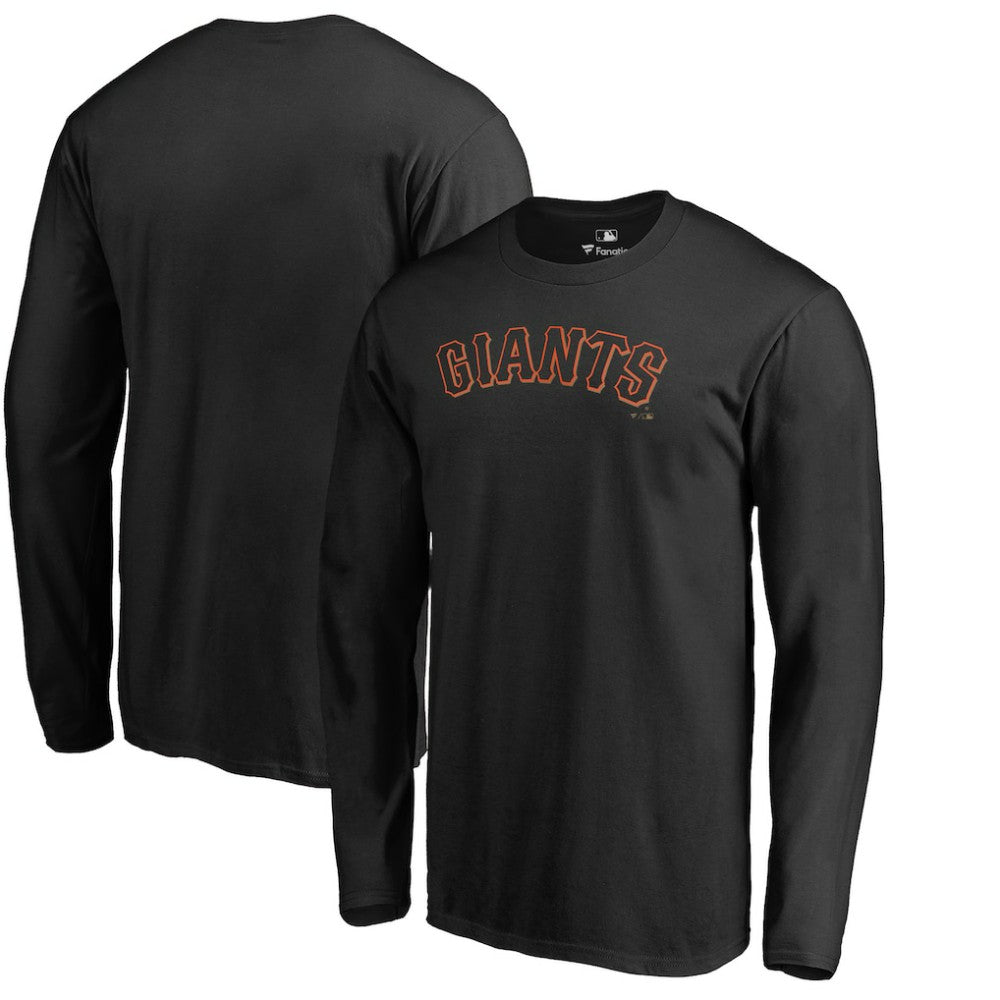 San Francisco Giants Team Wordmark Long Sleeve T-Shirt - MLB T-shirts