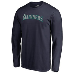 Seattle Mariners Team Wordmark Long Sleeve T-Shirt - MLB T-shirts