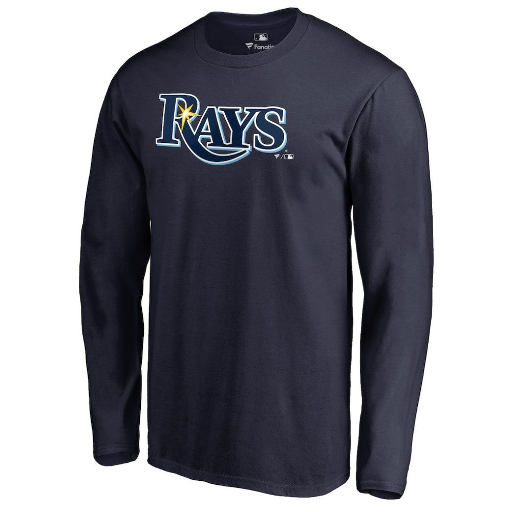 Tampa Bay Rays Team Wordmark Long Sleeve T-Shirt - MLB T-shirts
