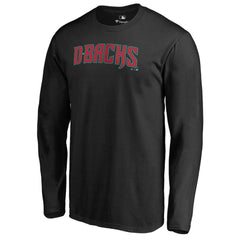 Arizona Diamondbacks Team Wordmark Long Sleeve T-Shirt - MLB T-shirts