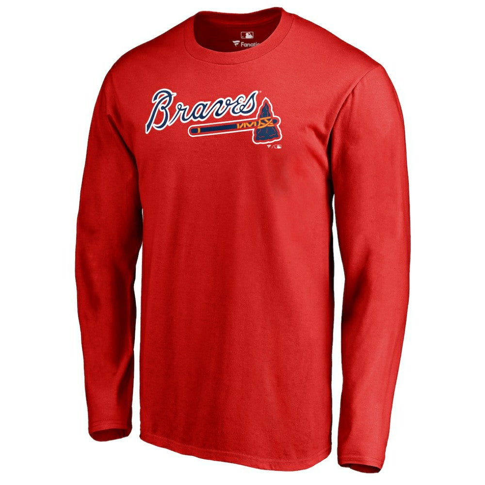 Atlanta Braves Team Wordmark Long Sleeve T-Shirt - MLB T-shirts