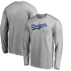 Los Angeles Dodgers Team Wordmark Long Sleeve T-Shirt - MLB T-shirts