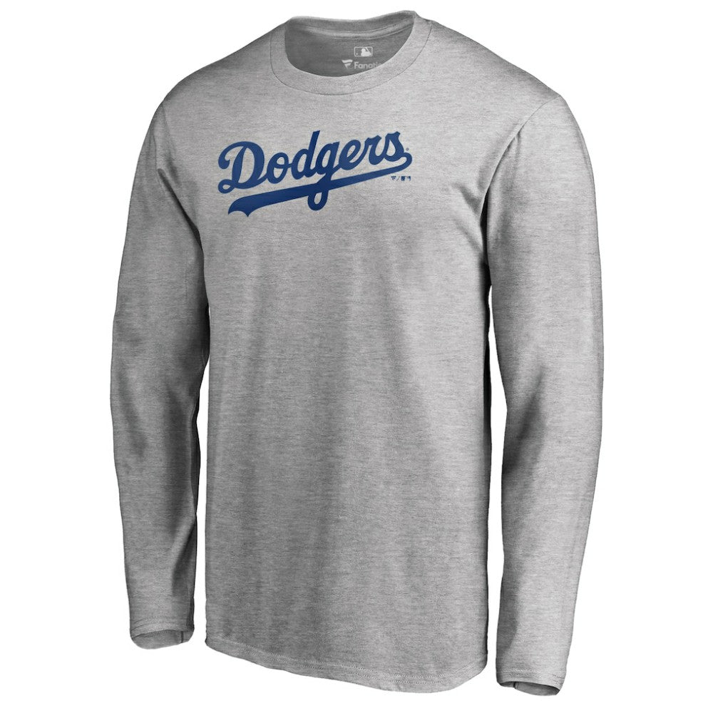 Los Angeles Dodgers Team Wordmark Long Sleeve T-Shirt - MLB T-shirts