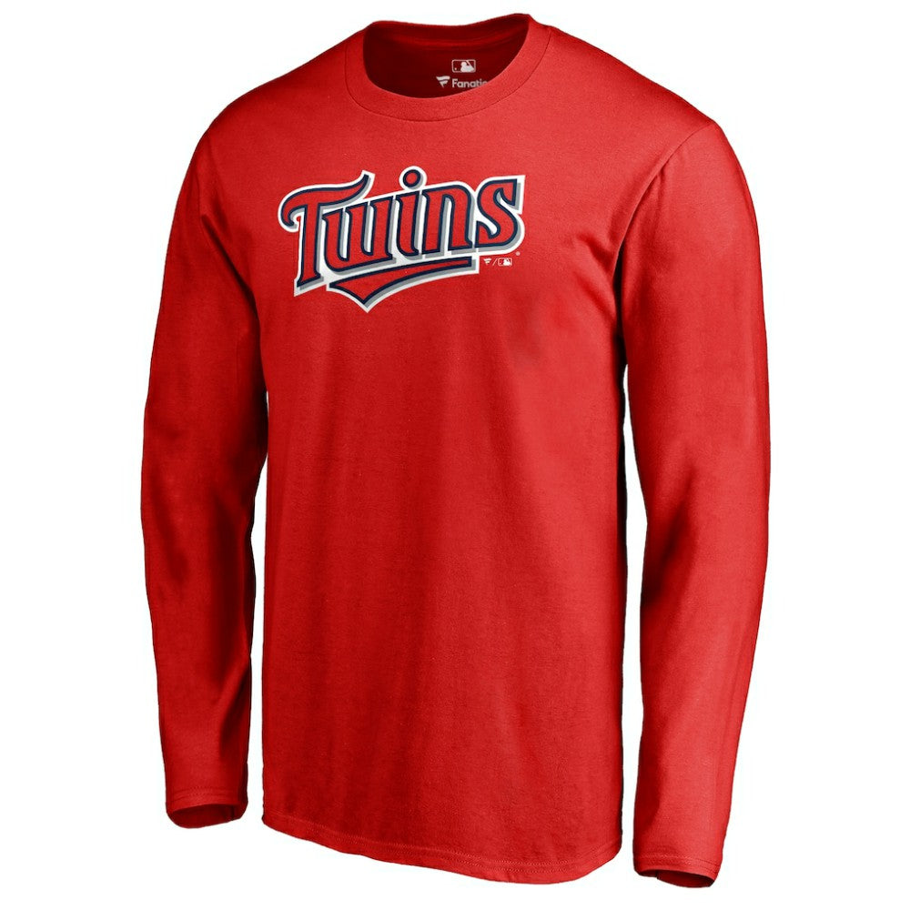 Minnesota Twins Team Wordmark Long Sleeve T-Shirt - MLB T-shirts