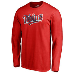 Minnesota Twins Team Wordmark Long Sleeve T-Shirt - MLB T-shirts