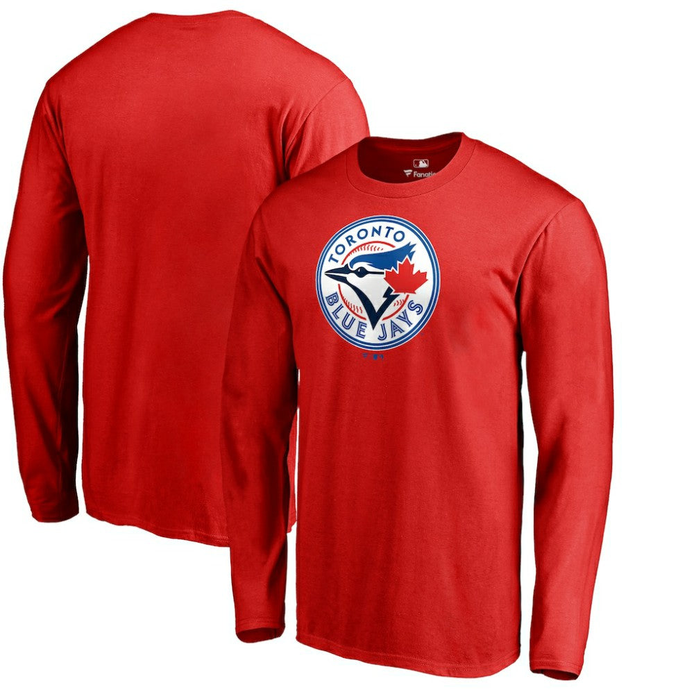 Toronto Blue Jays Team Wordmark Long Sleeve T-Shirt - MLB T-shirts
