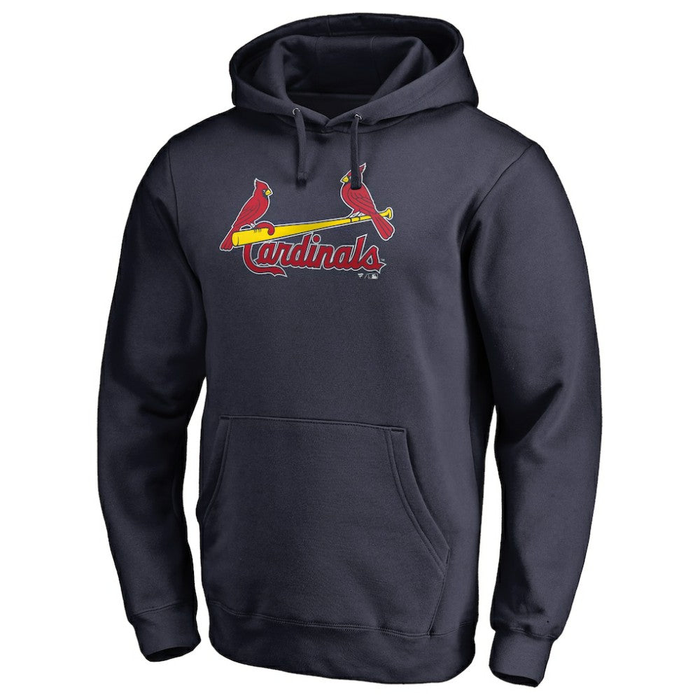 St. Louis Cardinals Official Wordmark Fitted Pullover Hoodie - MLB Hoodies