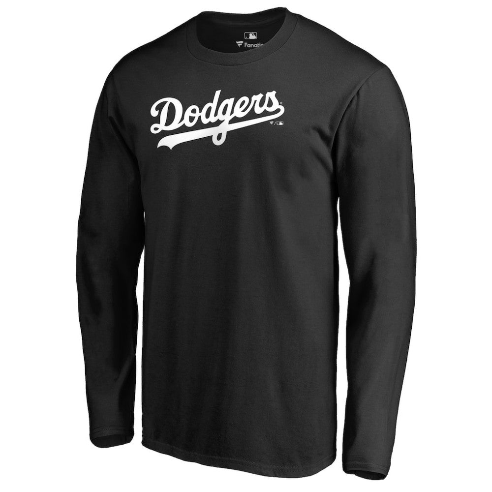 Los Angeles Dodgers Team Wordmark Long Sleeve T-Shirt - MLB T-shirts