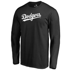 Los Angeles Dodgers Team Wordmark Long Sleeve T-Shirt - MLB T-shirts