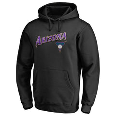 Arizona Diamondbacks Vintage Cooperstown Collection Wahconah Fitted Pullover Hoodie - MLB Hoodies