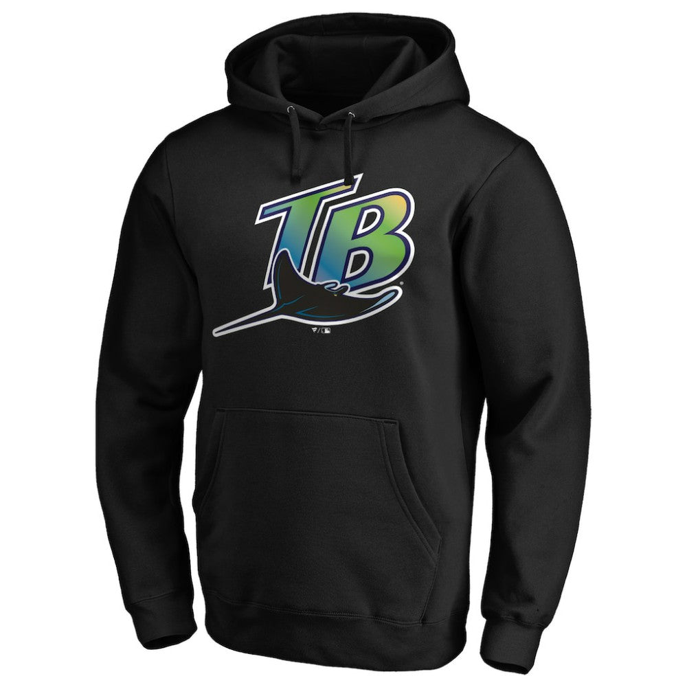 Tampa Bay Rays Vintage Cooperstown Collection Wahconah Fitted Pullover Hoodie - MLB Hoodies