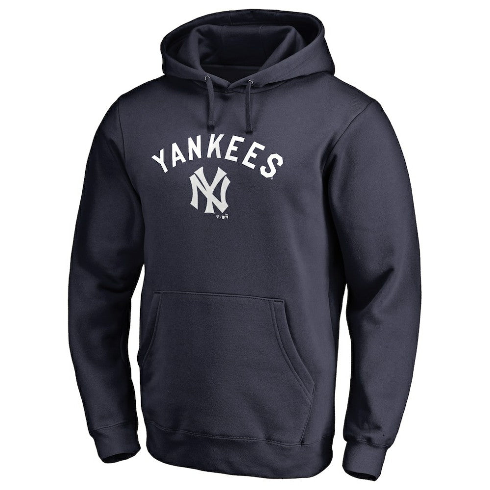 New York Yankees Vintage Cooperstown Collection Wahconah Fitted Pullover Hoodie - MLB Hoodies