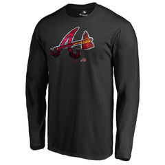 Atlanta Braves Midnight Mascot Long Sleeve T-Shirt - MLB T-shirts