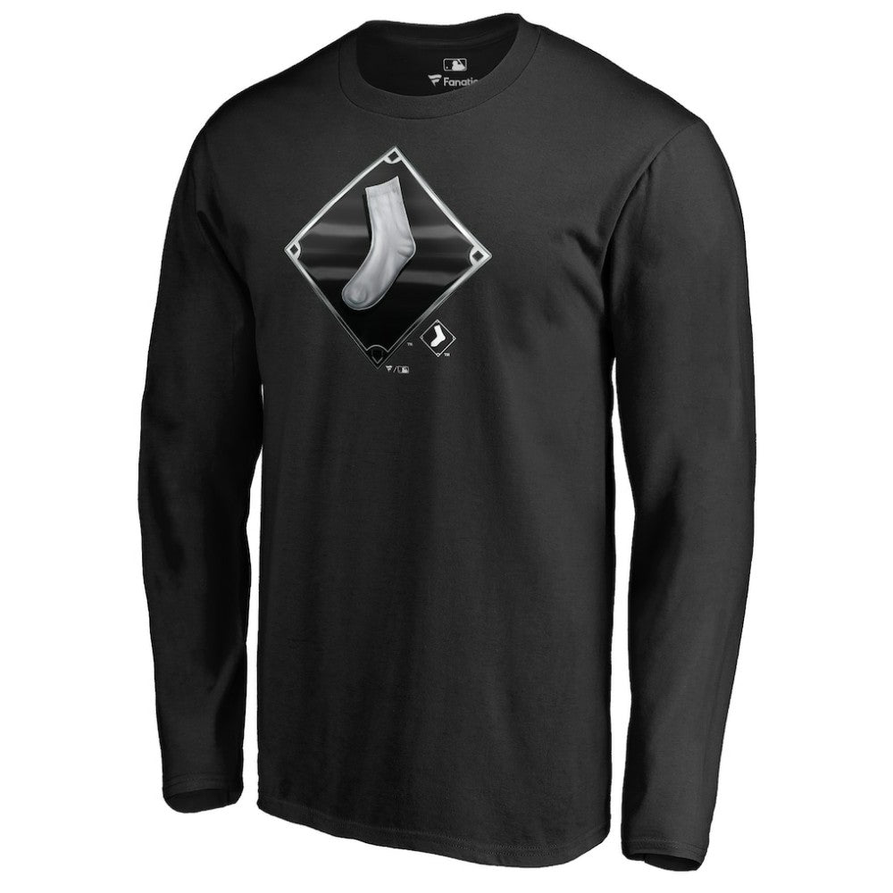 Chicago White Sox Midnight Mascot Long Sleeve T-Shirt - MLB T-shirts