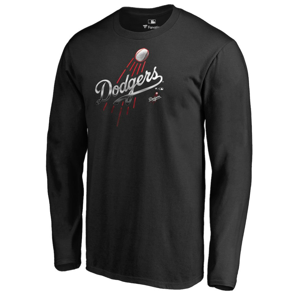 Los Angeles Dodgers Midnight Mascot Long Sleeve T-Shirt - MLB T-shirts