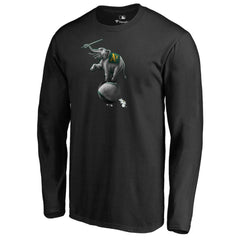 Athletics Midnight Mascot Long Sleeve T-Shirt - MLB T-shirts