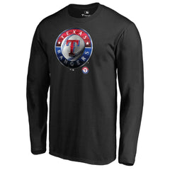 Texas Rangers Midnight Mascot Long Sleeve T-Shirt - MLB T-shirts