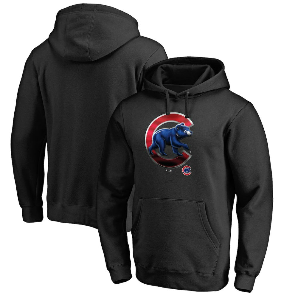 Chicago Cubs Midnight Mascot Pullover Hoodie - MLB Hoodies