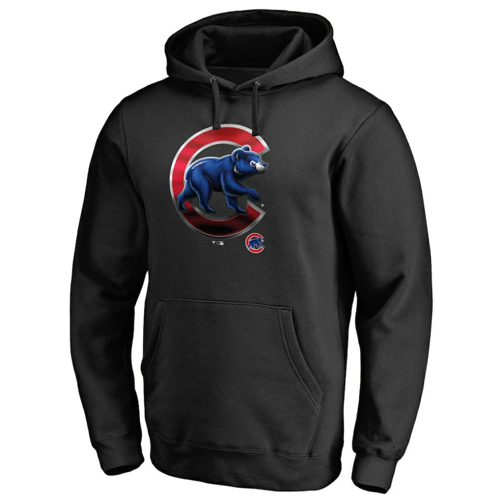 Chicago Cubs Midnight Mascot Pullover Hoodie - MLB Hoodies