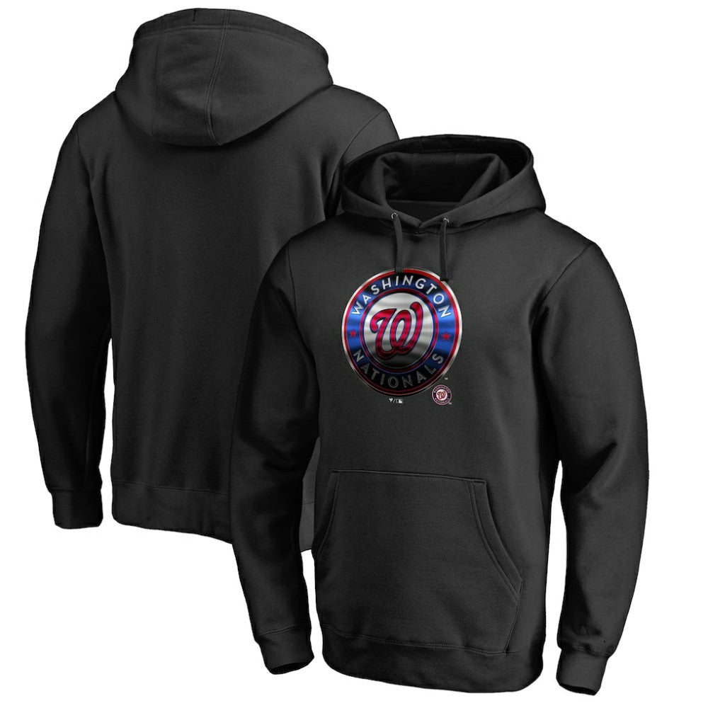 Washington Nationals Midnight Mascot Pullover Hoodie - MLB Hoodies