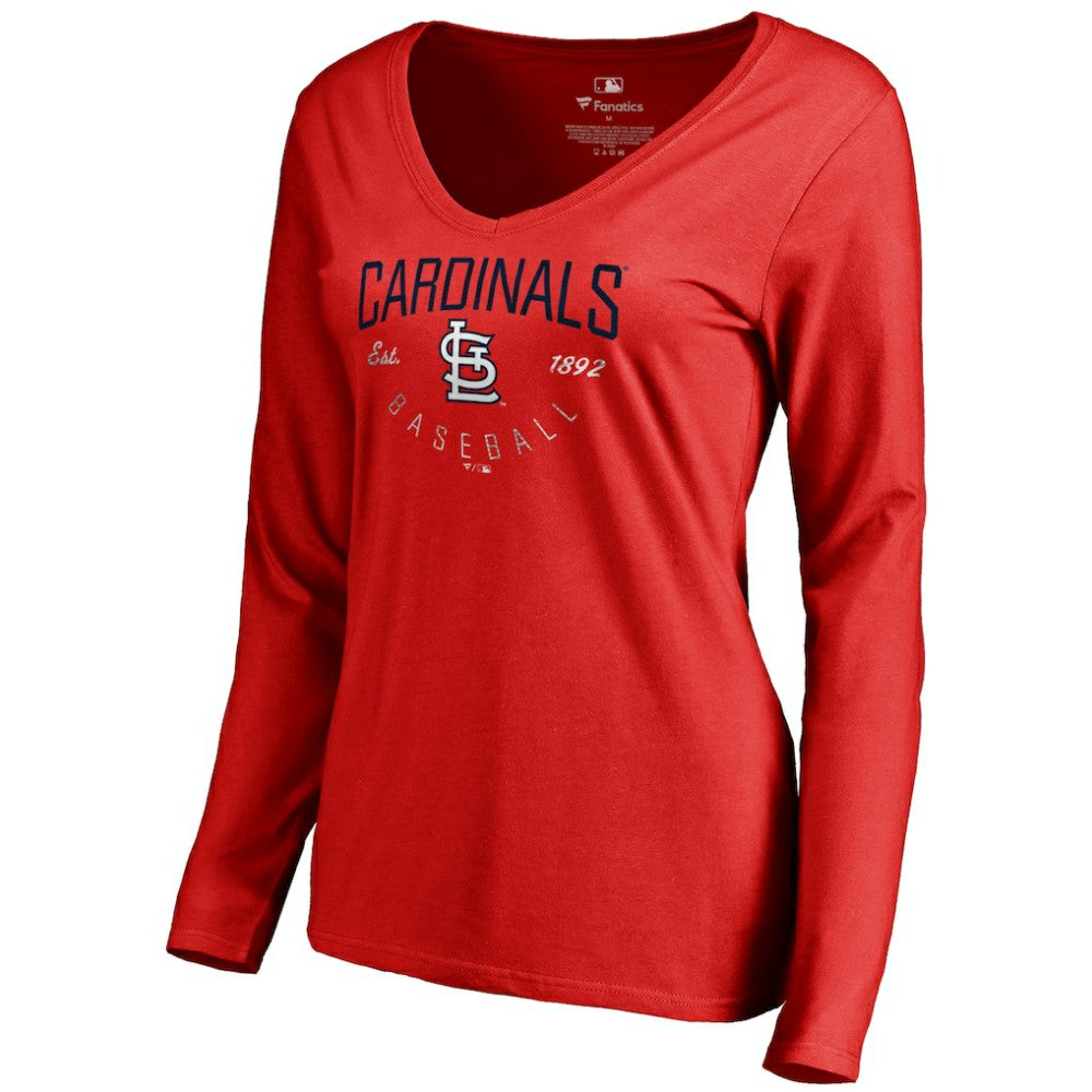 St. Louis Cardinals Women's Live For It Long Sleeve T-Shirt - MLB T-shirts