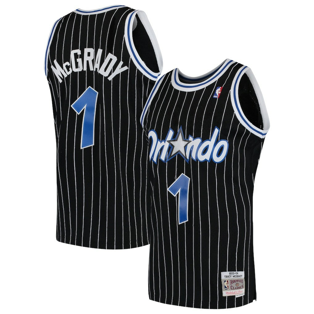 Black Tracy McGrady Orlando Magic Hardwood Classics Swingman Jersey | NBA