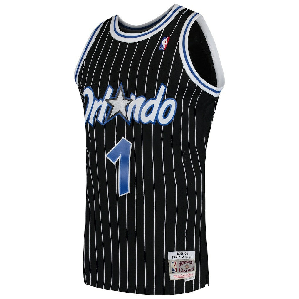 Black Tracy McGrady Orlando Magic Hardwood Classics Swingman Jersey | NBA