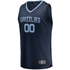 Icon Edition Memphis Grizzlies Fast Break Custom Replica Jersey Navy | NBA