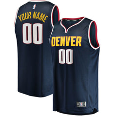 Icon Edition Denver Nuggets Youth Fast Break Custom Replica Jersey Navy sale | NBA