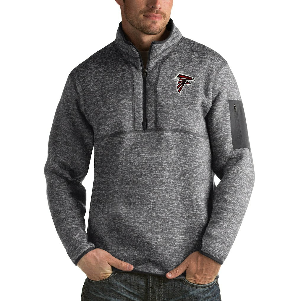 Atlanta Falcons Antigua Fortune Big & Tall Quarter-Zip Pullover Jacket | NFL Sale